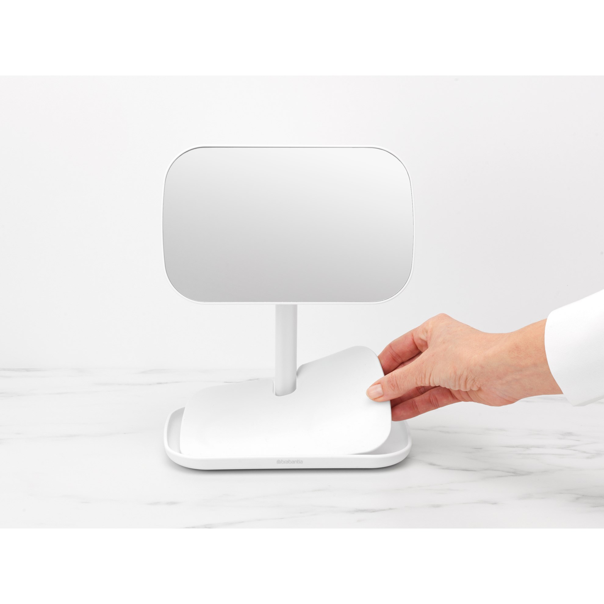 Kosmetické zrcátko Brabantia RENEW 28x20cm bílé_8