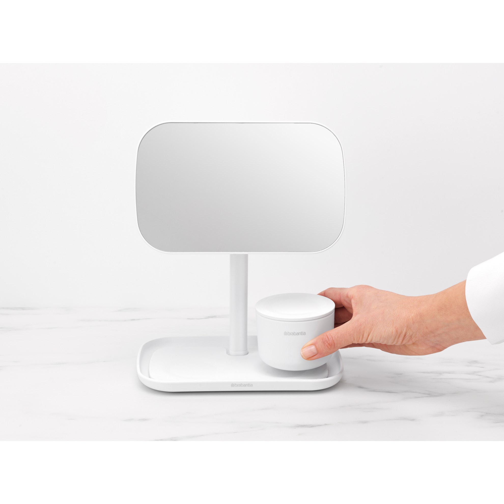 Kosmetické zrcátko Brabantia RENEW 28x20cm bílé_9
