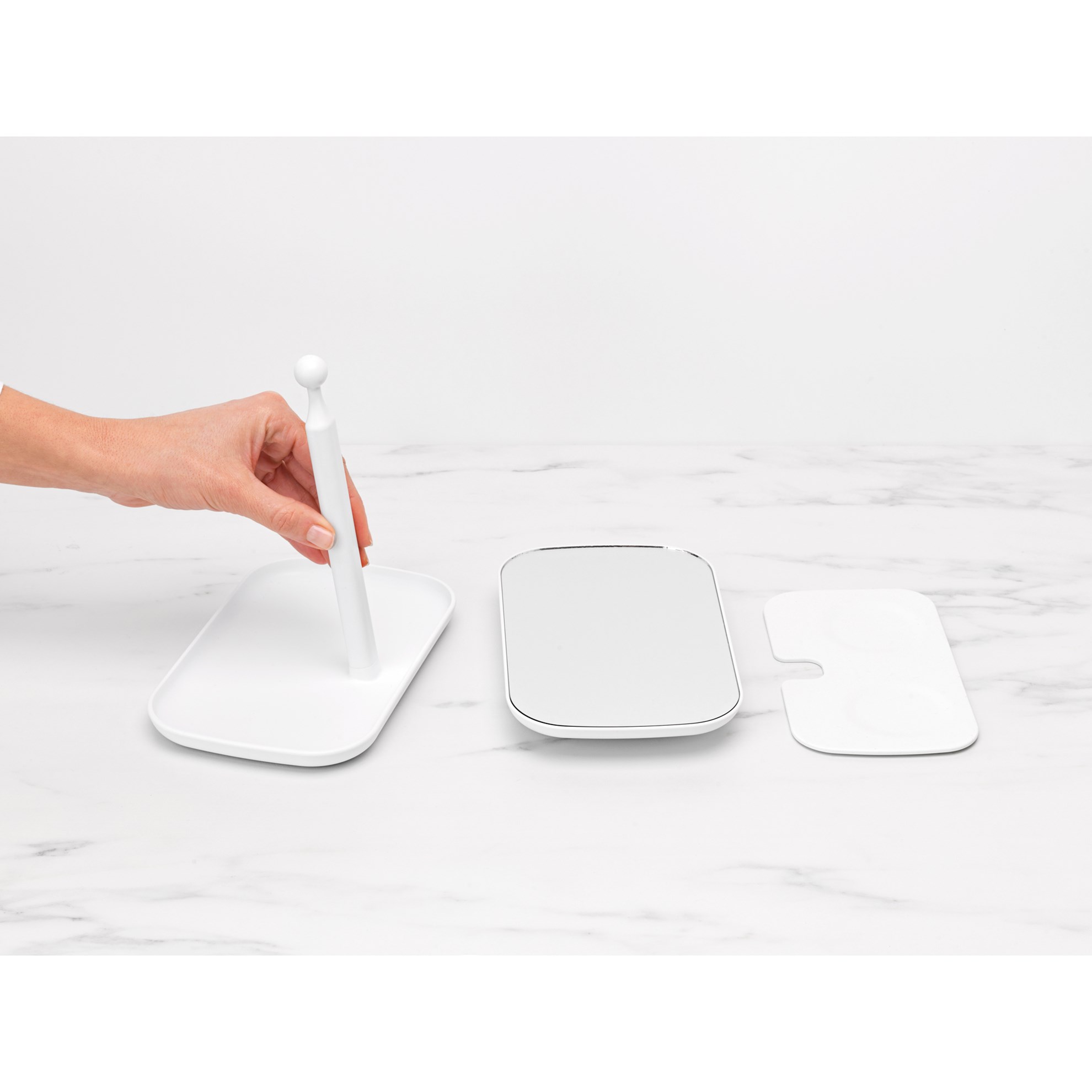 Kosmetické zrcátko Brabantia RENEW 28x20cm bílé_11