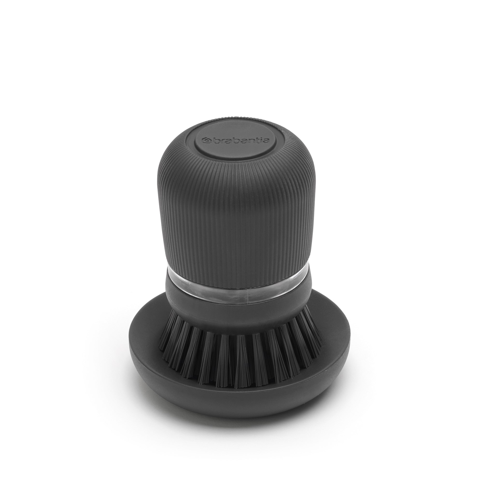 Kartáč na nádobí s dávkovačem mýdla Brabantia tmavě šedý_10