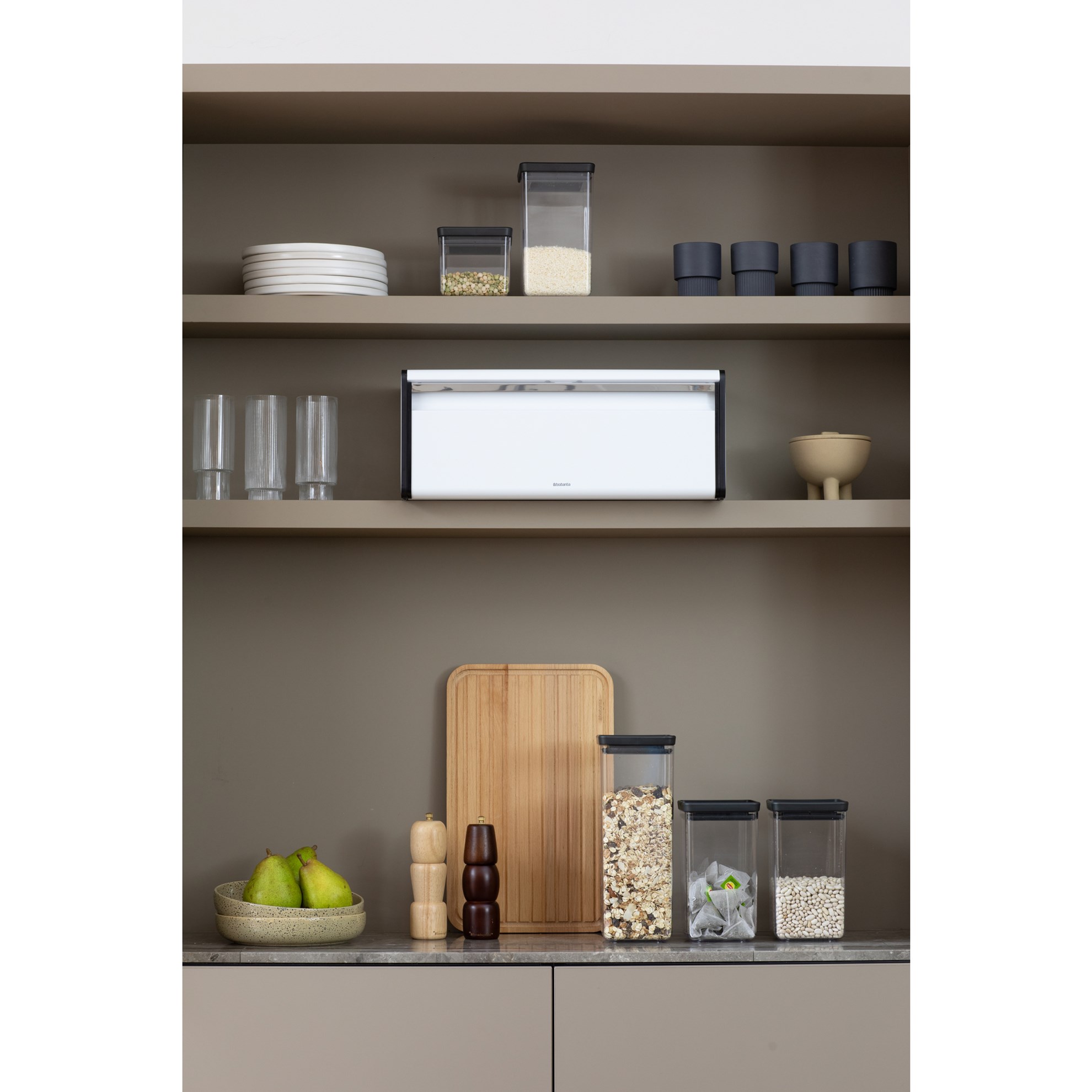 Chlebník Brabantia FALL FRONT 46x25cm bílý_1