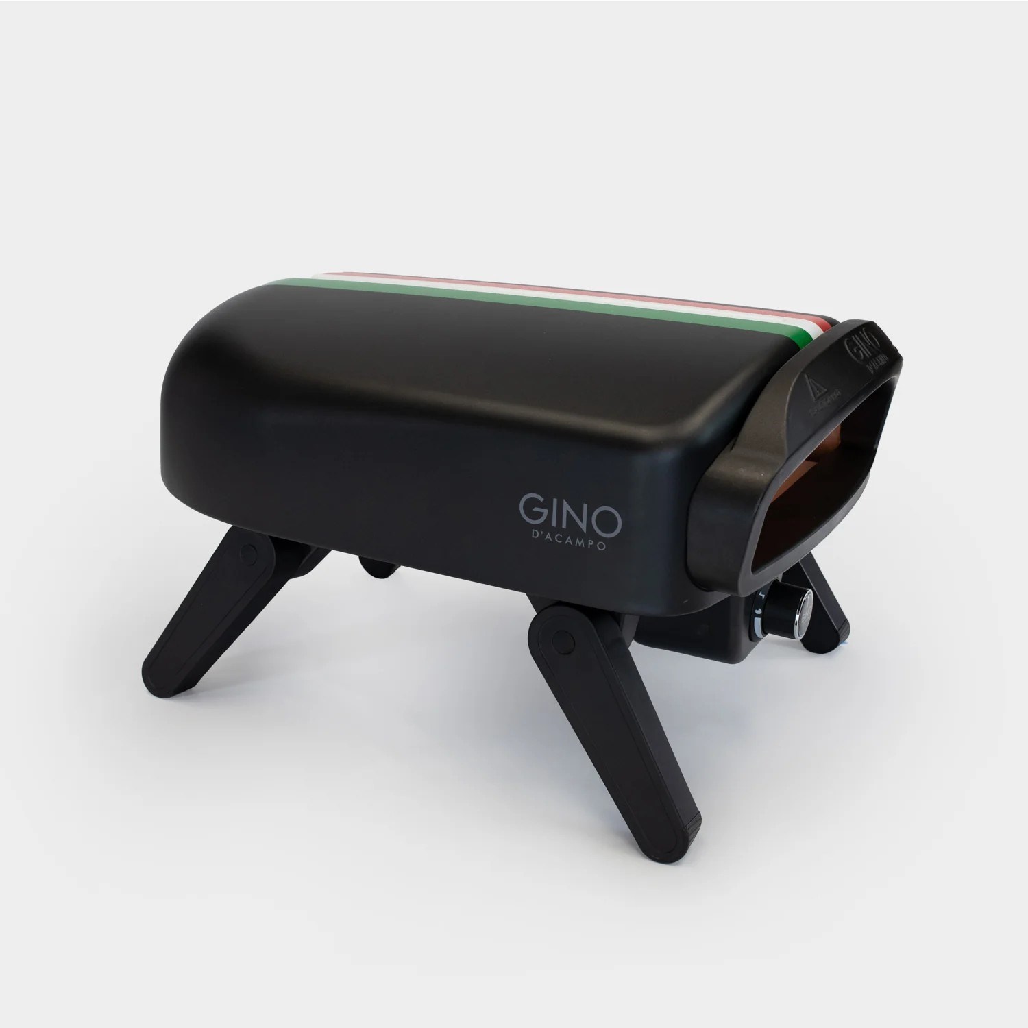 Plynová trouba na pizzu Gino VESUVIO černá s vlajkou_11