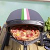 Plynová trouba na pizzu Gino VESUVIO černá s vlajkou_14
