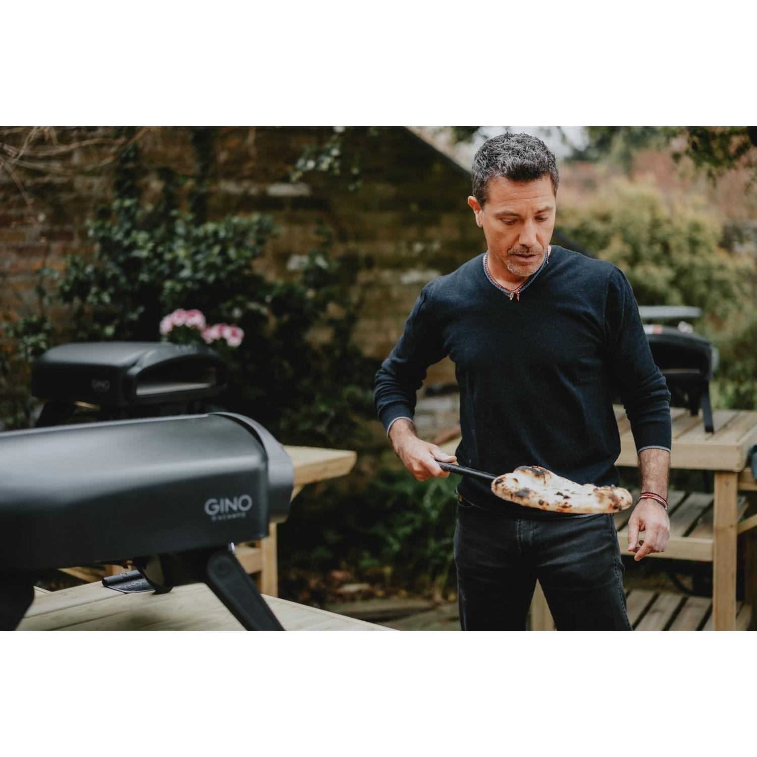 Plynová trouba na pizzu Gino CARBONIO černá_4