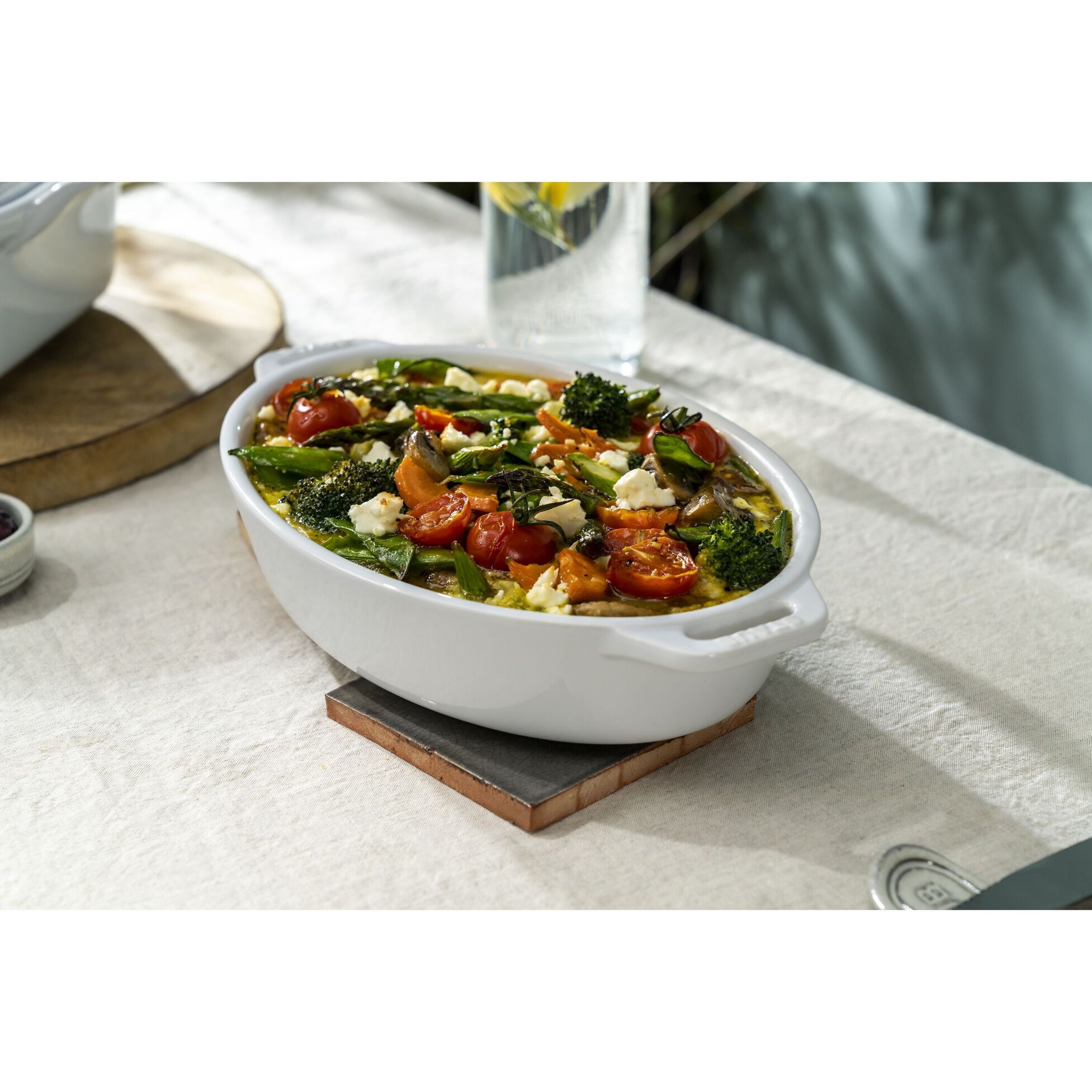 Zapékací mísa STAUB 28 cm bílá_4