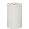 LED svíčka FLAMME FLOW V.17,5cm bílá_0