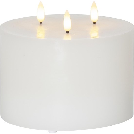 LED svíčka FLAMME P.15cm bílá_1