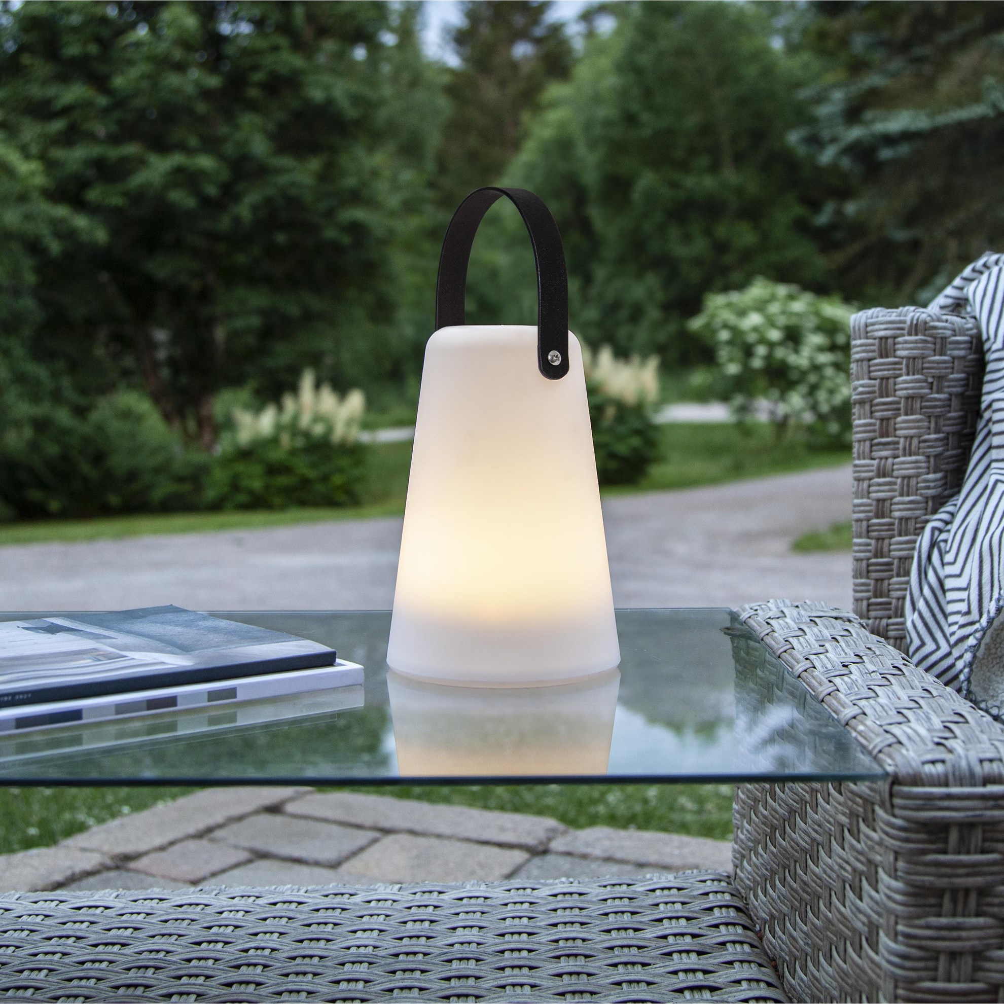 LED lucerna LINTERNA V.20cm bílá_0