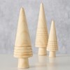 Dřevěná dekorace stromek Henje V.9-14cm SET/3ks přírodní_3