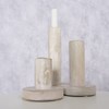 Dřevěné svícny pro svíčku 22mm PEKAT SET/3ks bílé_3