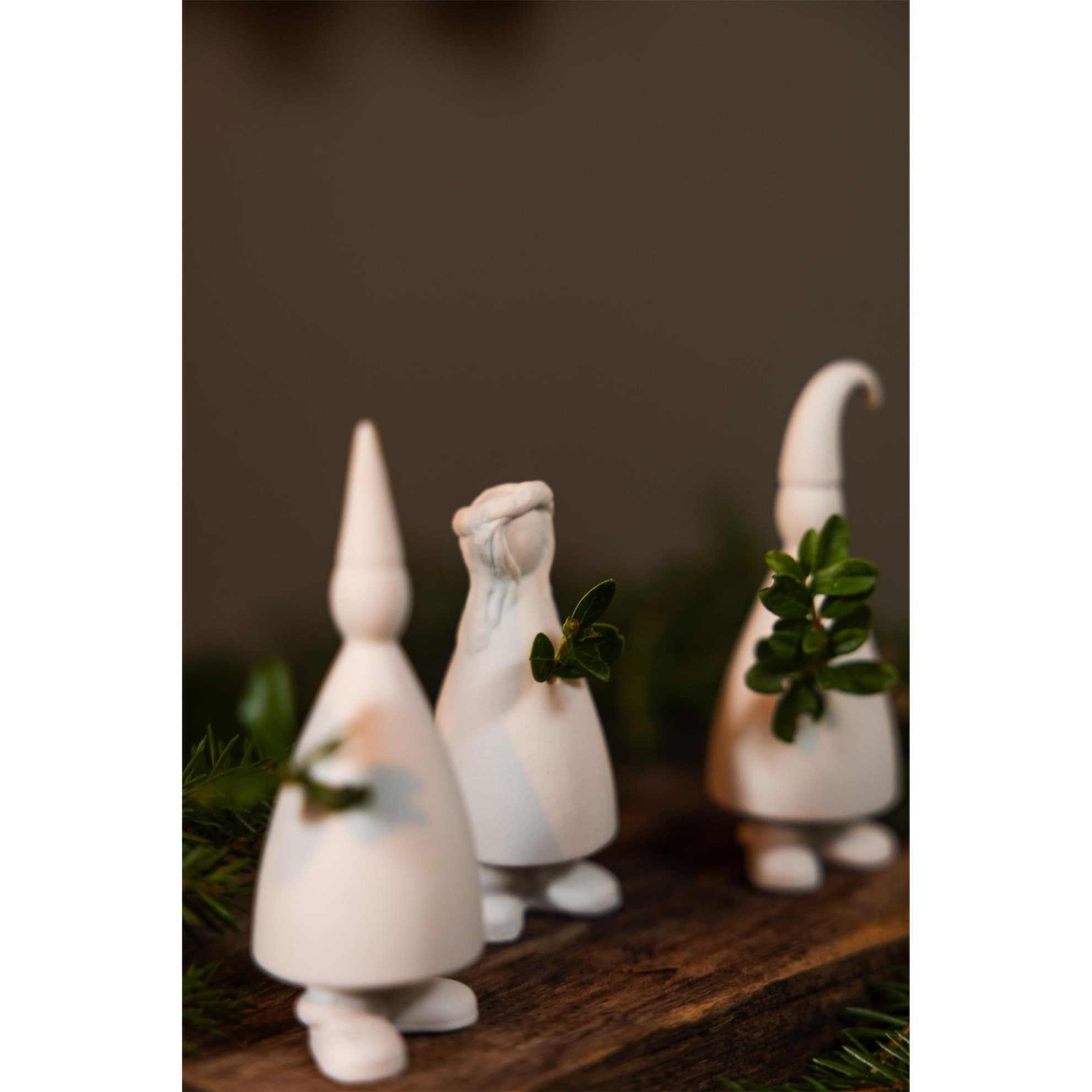 Vánoční keramické figurky LUCIA SET/3ks V.11cm bílé_0