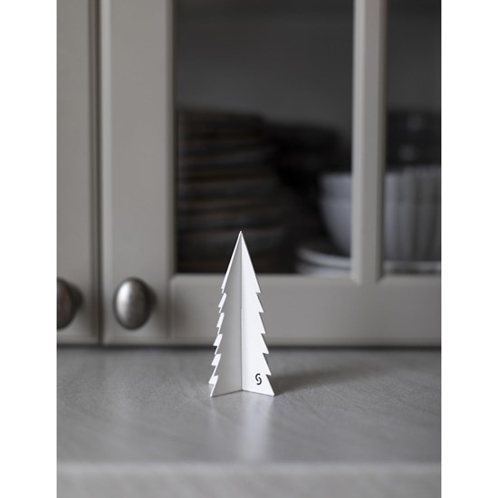 Kovová dekorace/stromek GIMDALEN malý V.10cm bílý_1