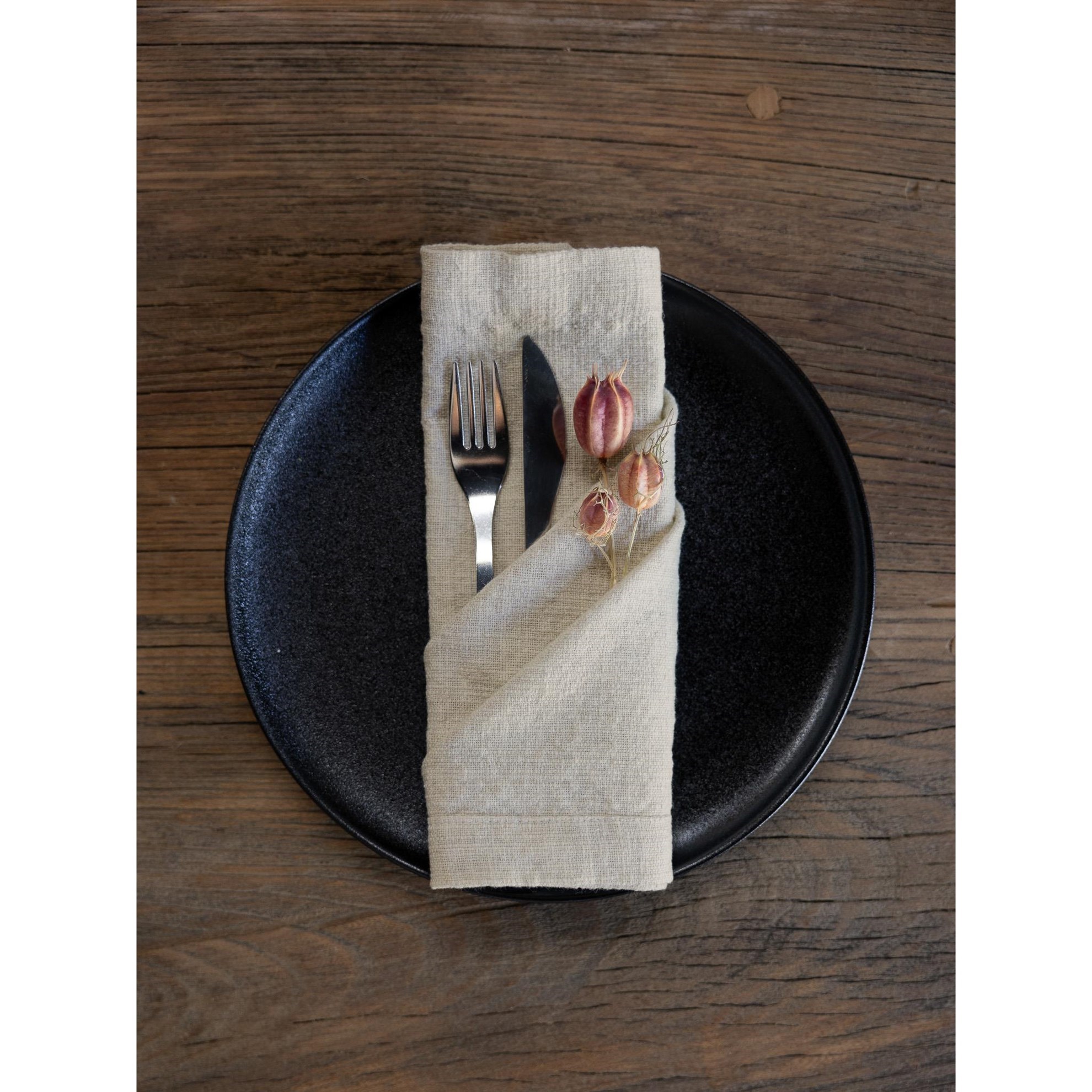 Látkový ubrousek KARLEVI 45x45cm přírodní_3