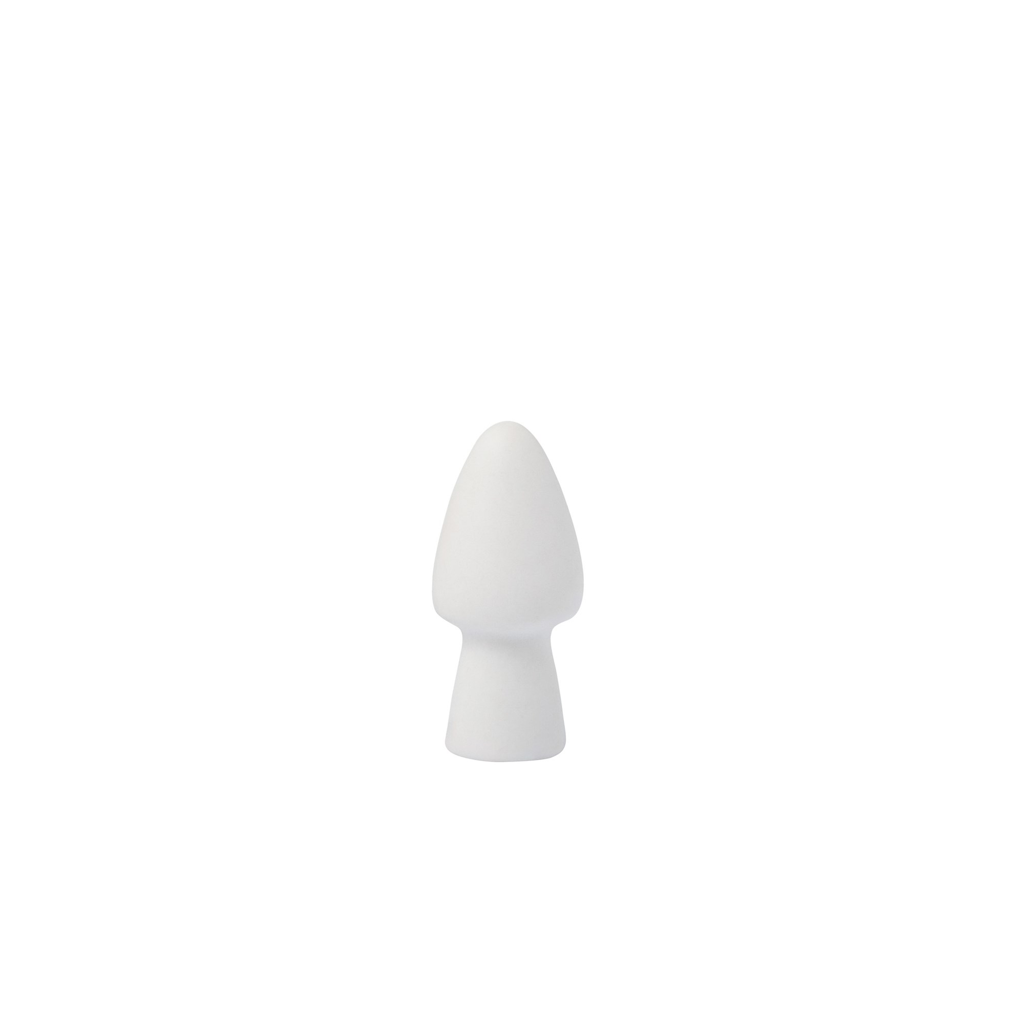 Keramická dekorace/houba BOHULT V.6cm bílá_2