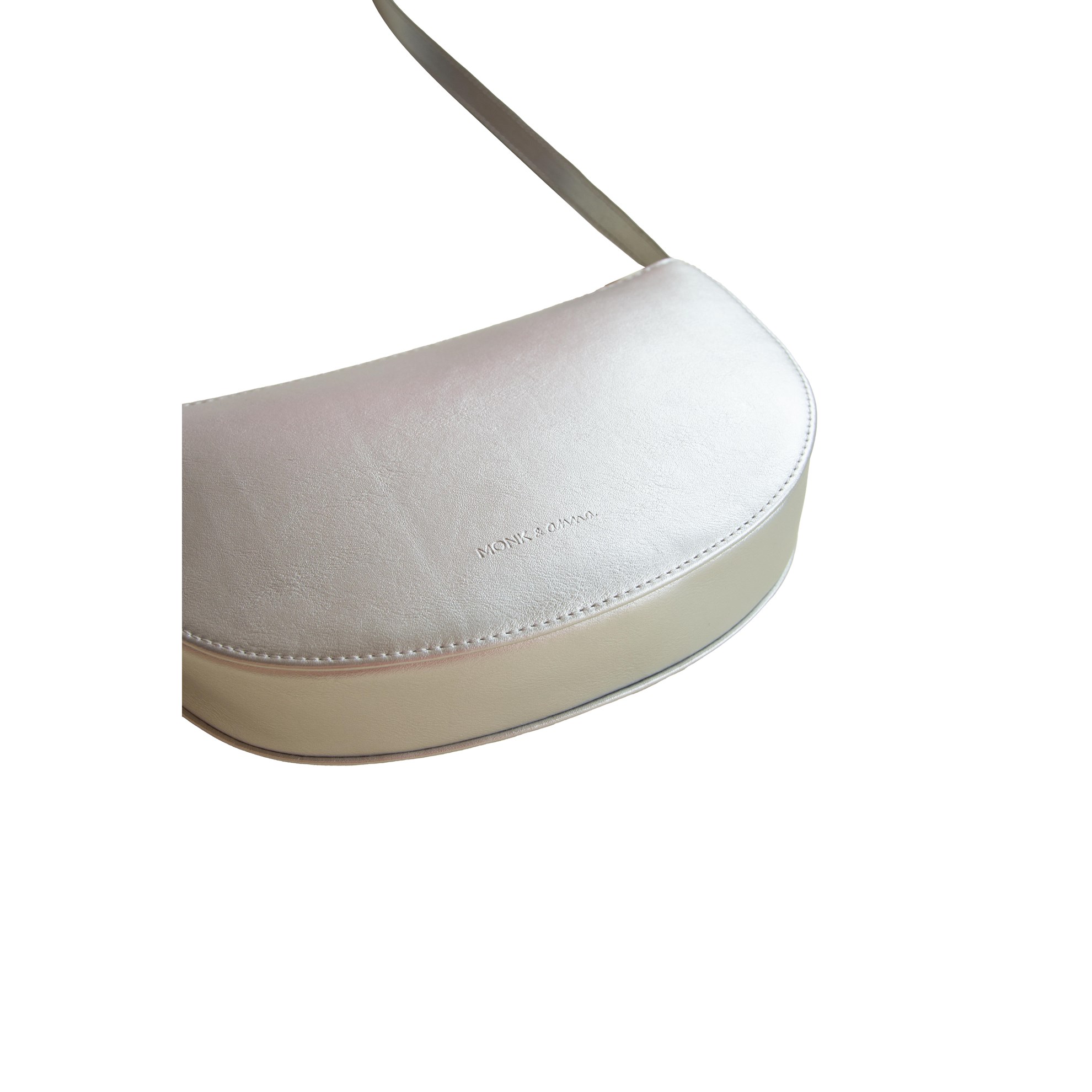Kabelka Monk & Anna FAROU půlměsíc hematite_1