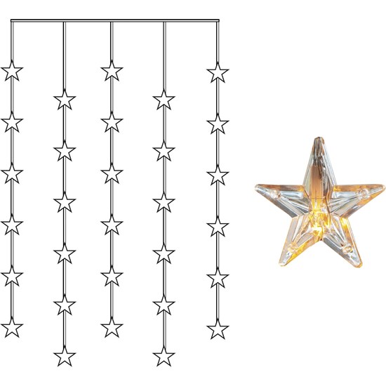 LED dekorační osvětlení do okna  30xLED D.90cm čiré_1