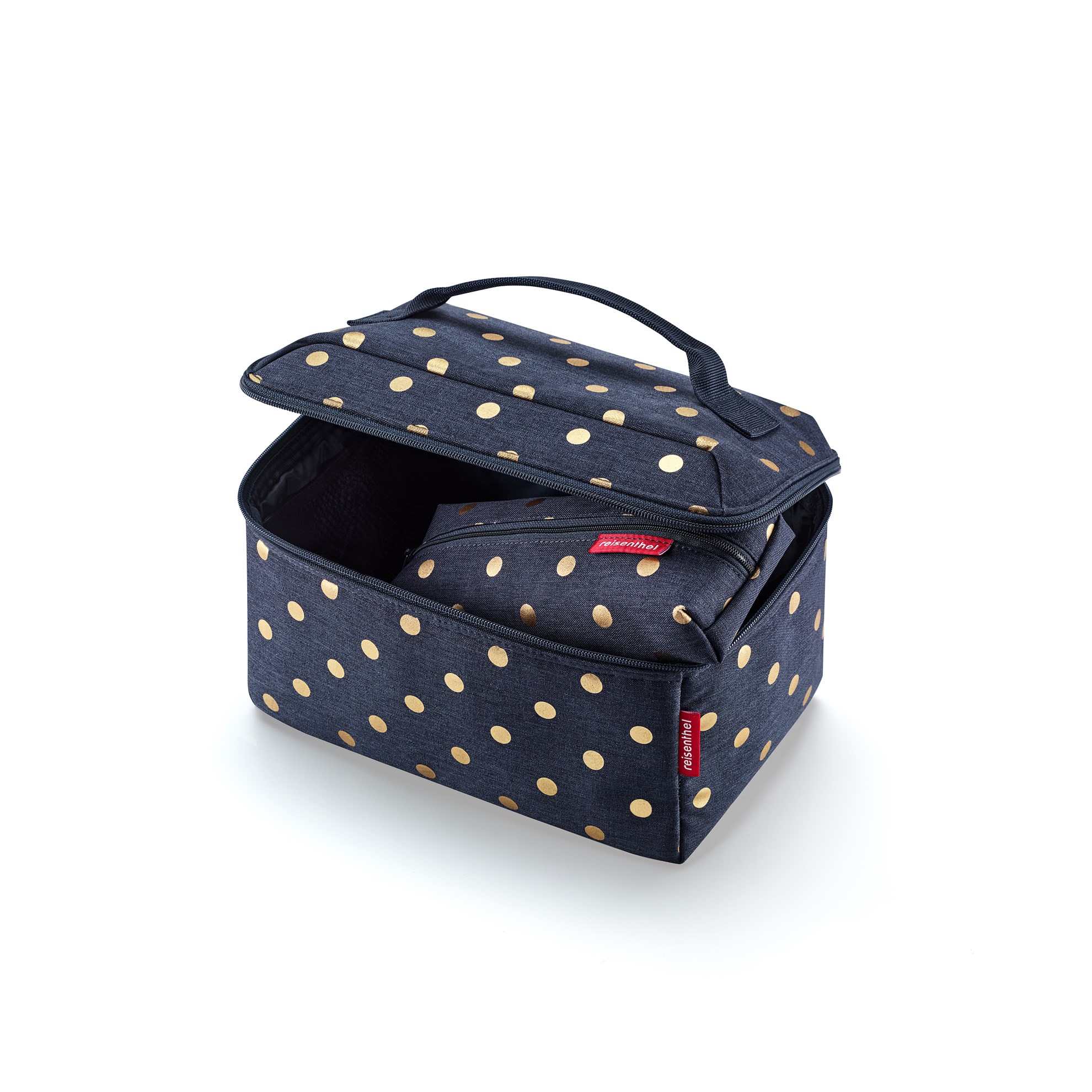 Kosmetický kufřík Beautycase set/2ks metallic dots blue_1