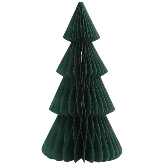 Papírový dekorační stromek V.25cm zelený_0