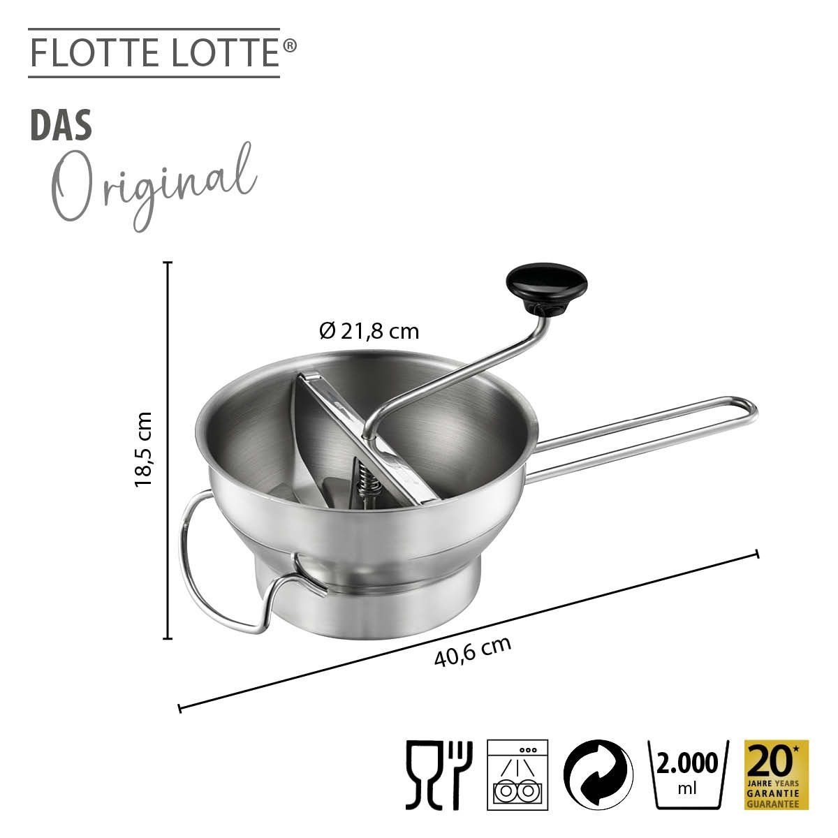 Pasírovací mlýnek Gefu FLOTTE LOTTE se 3 sítky nerezový_0