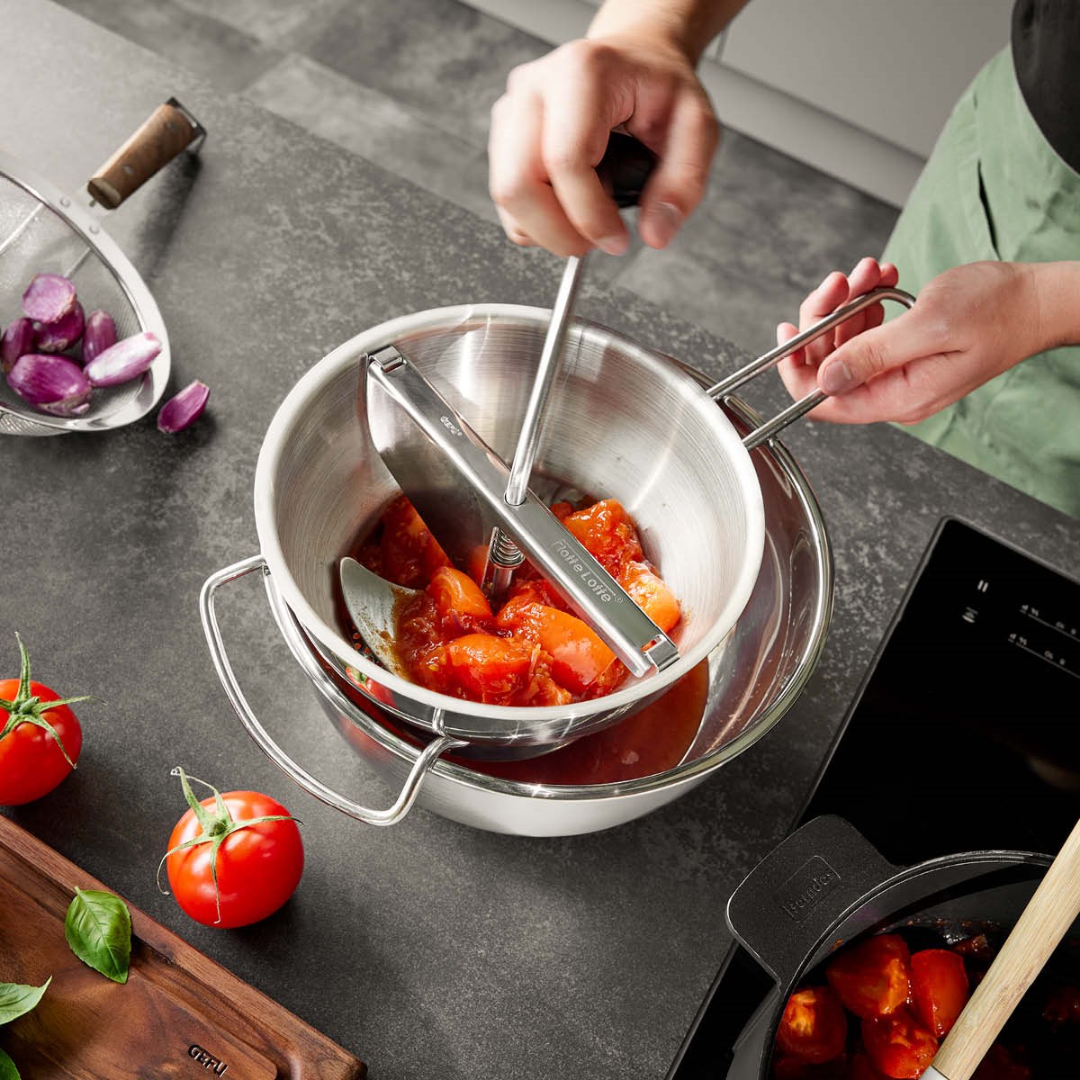 Pasírovací mlýnek Gefu FLOTTE LOTTE se 3 sítky nerezový_3