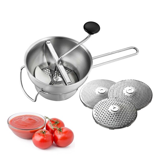 Pasírovací mlýnek Gefu FLOTTE LOTTE se 3 sítky nerezový_5