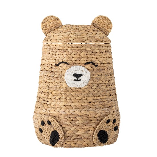 Úložný koš s víkem TIMONE V.58cm přírodní_4