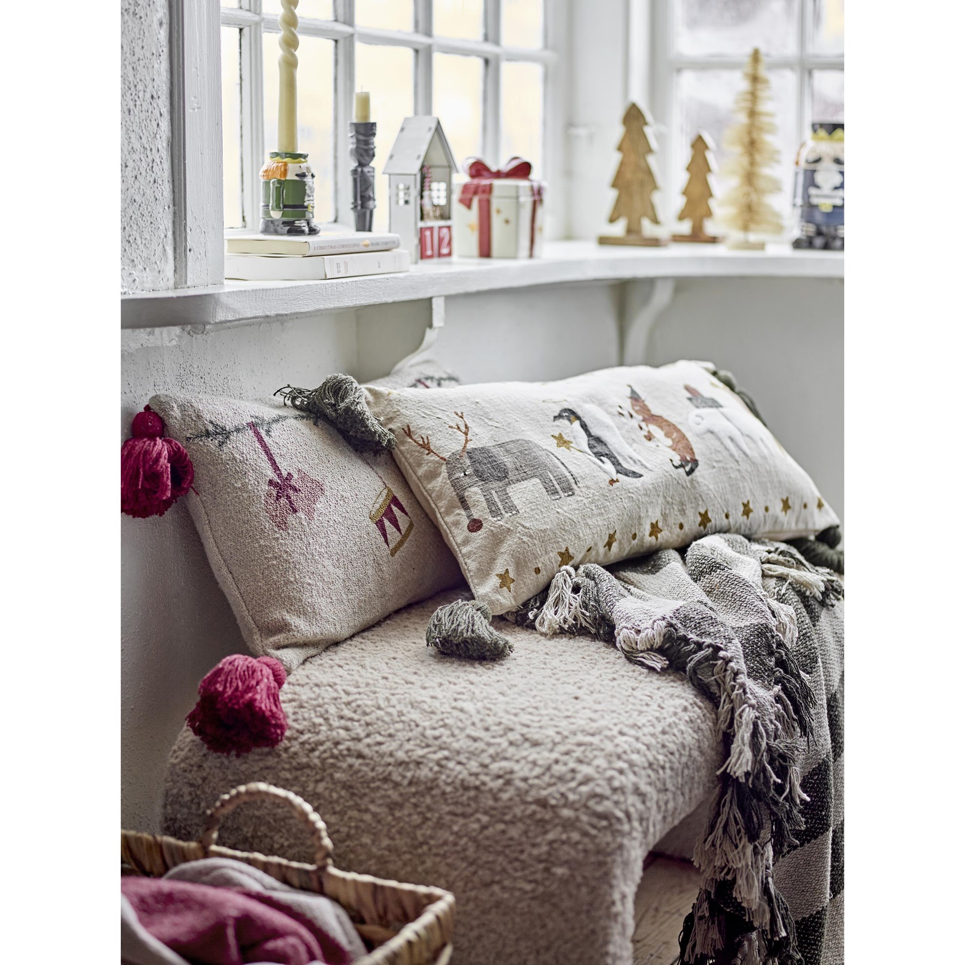 Bavlnění polštář VALENTINE vč. výplně 60x30cm_1