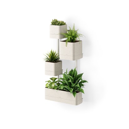 Nástěnný květináč Umbra CUBIKO pískový_10