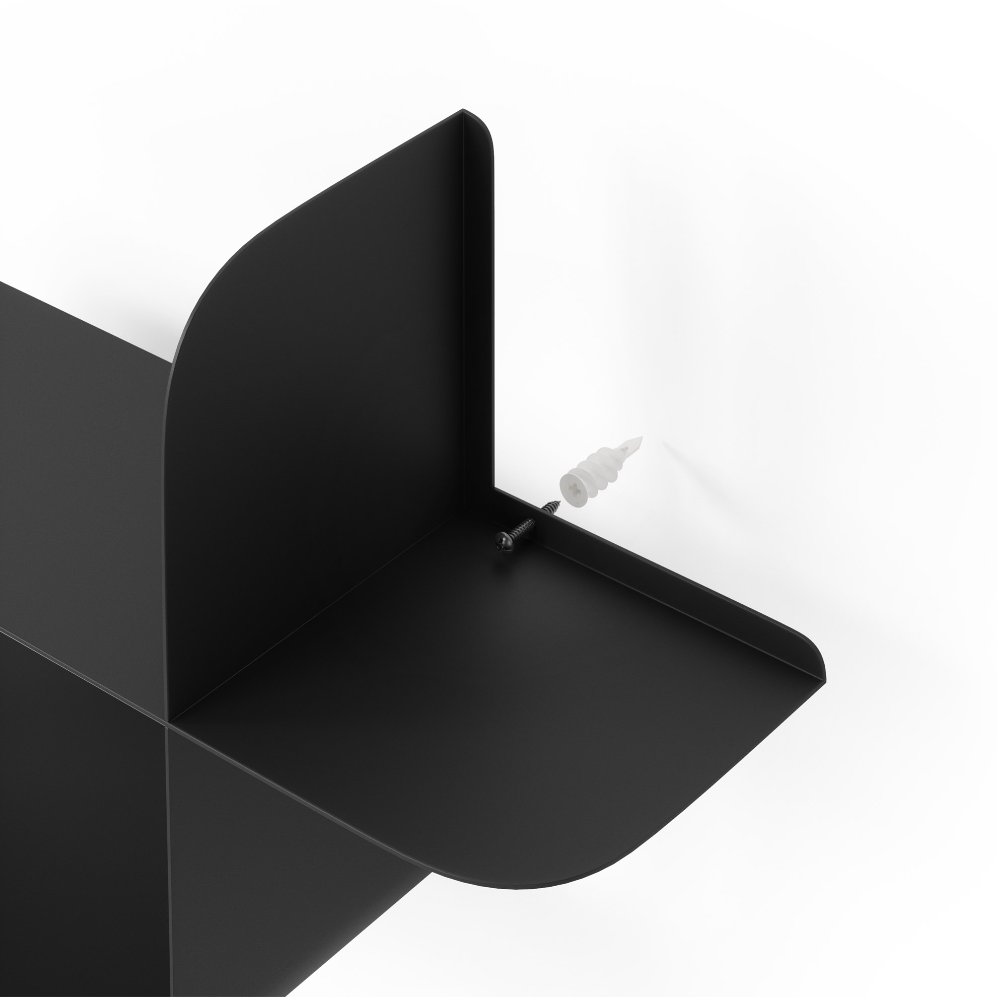 Kovové police Umbra MONTAGE SET/2ks černé_2