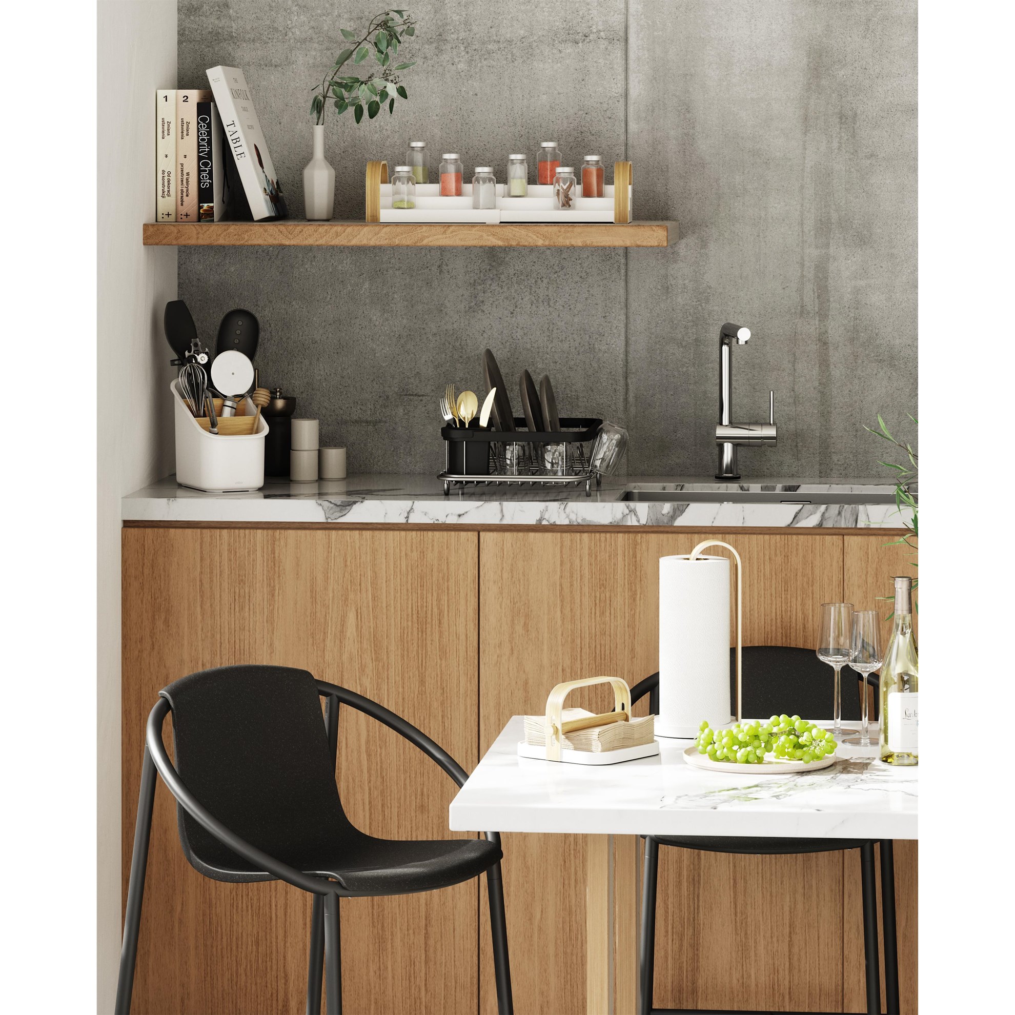 Odkapávač nádobí Umbra MULTI SINKIN 36x29 cm černý_8