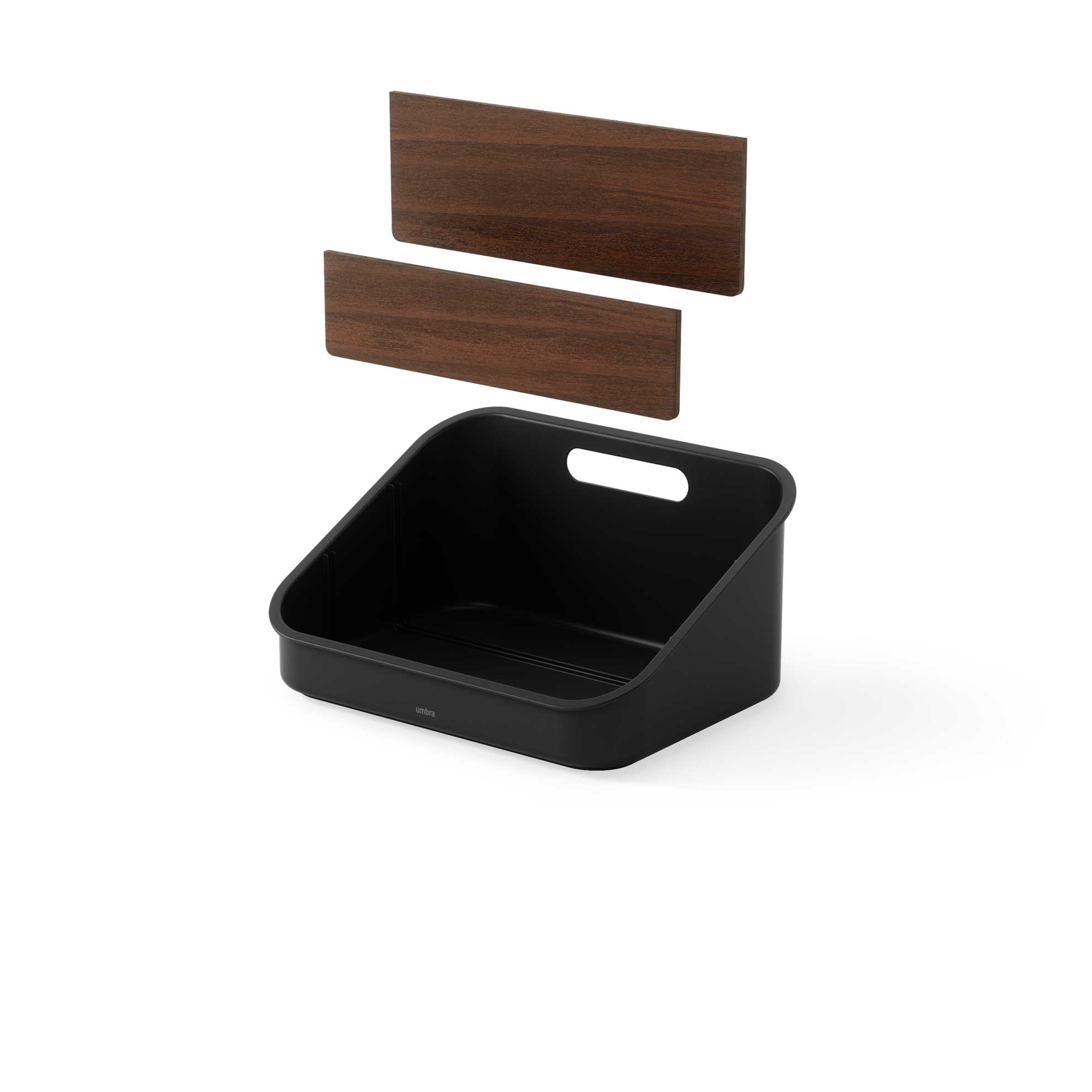 Organizér Umbra BELLWOOD odnímatelné přepážky 26x20x13 cm černý/ořech_6