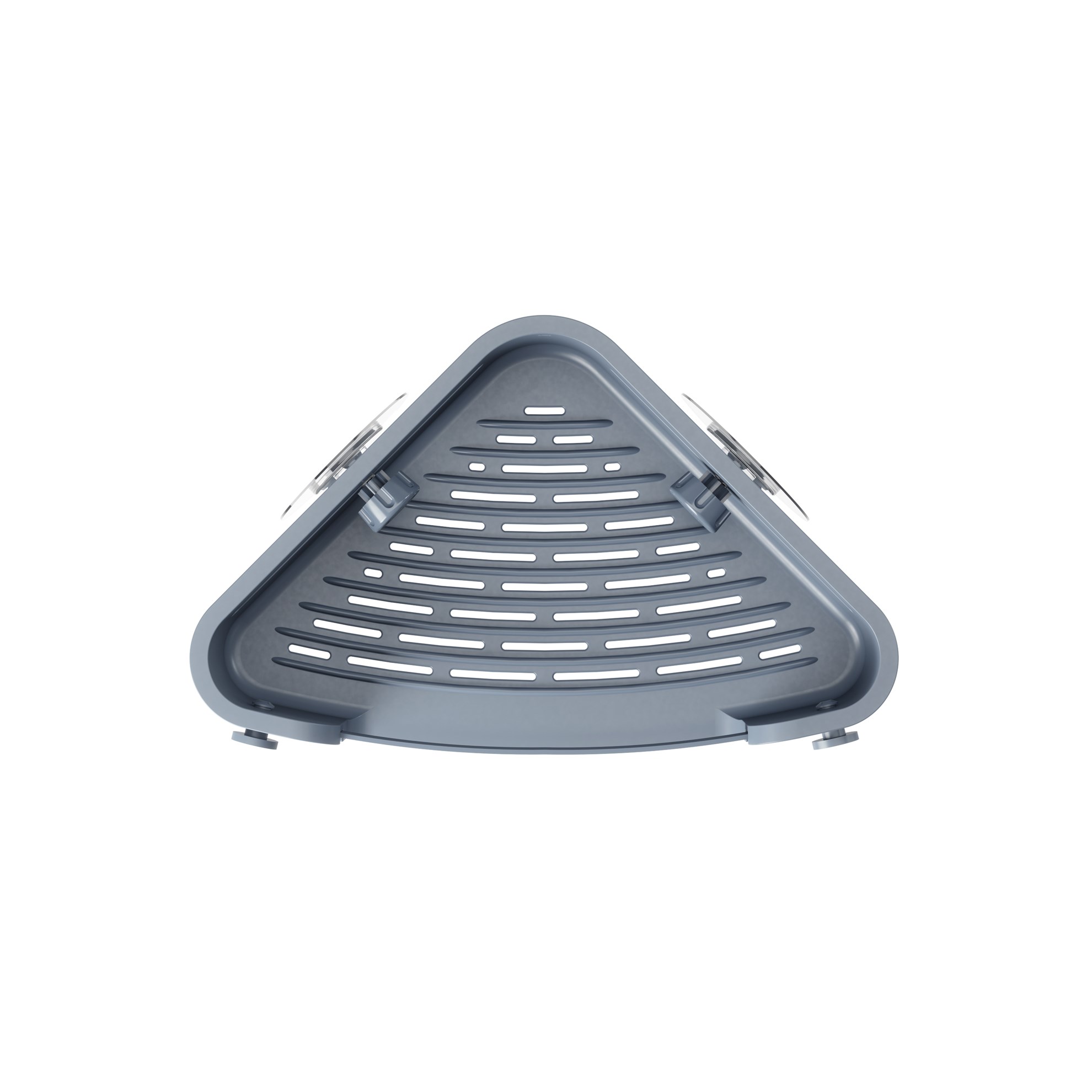 Nástěnná rohová polička Umbra FLEX ADHESIVE břidlicově modrá_2