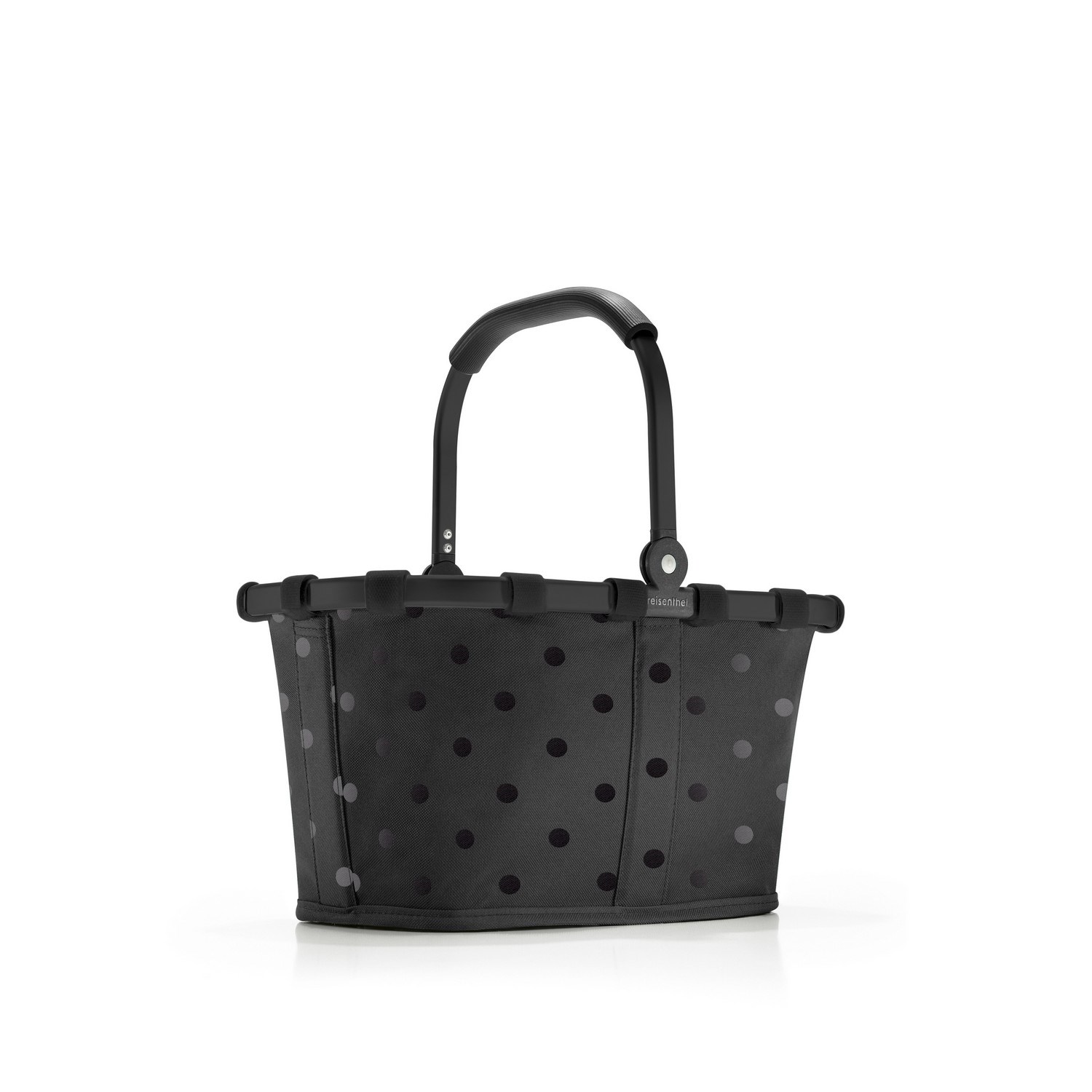 Nákupní košík Reisenthel Carrybag  XS frame glossy dots black_0