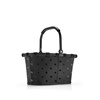 Nákupní košík Reisenthel Carrybag  XS frame glossy dots black_0