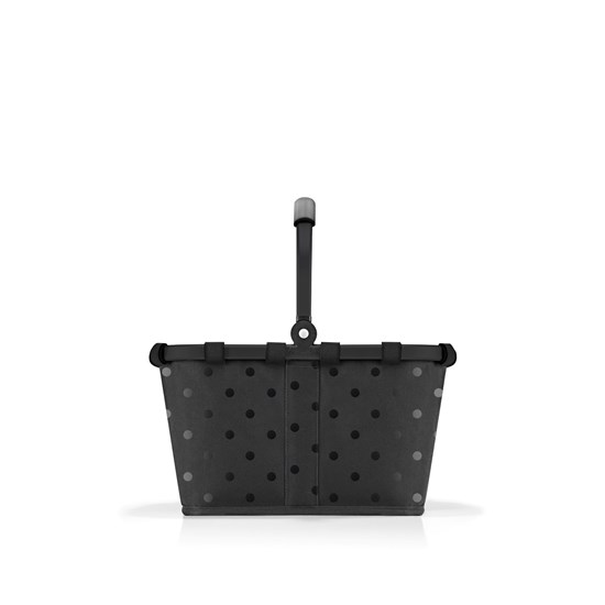 Nákupní košík Reisenthel Carrybag  XS frame glossy dots black_1