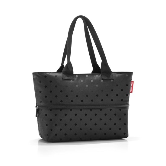 Chytrá taška přes rameno Reisenthel Shopper e1 glossy dots black_1