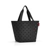 Taška přes rameno Reisenthel Shopper M glossy dots black_0