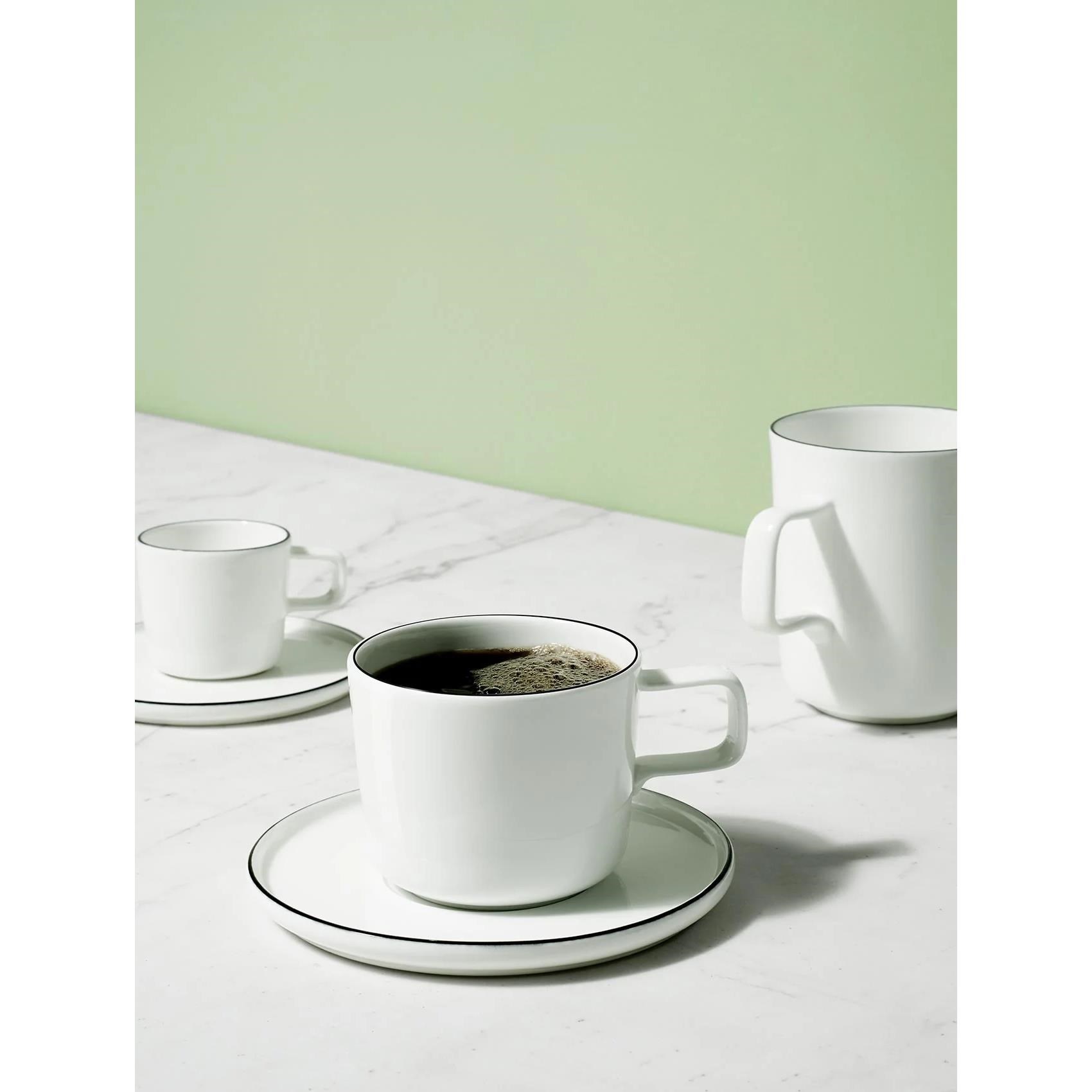 Šálek na espreso s podšálkem Asa Á TABLE NOIRE 80ml_0