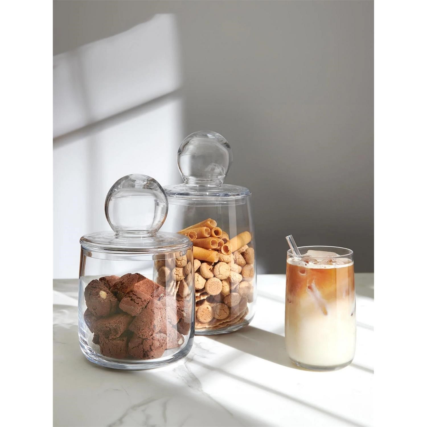 Skleněná dóza SARABI 1,4l čirá_0