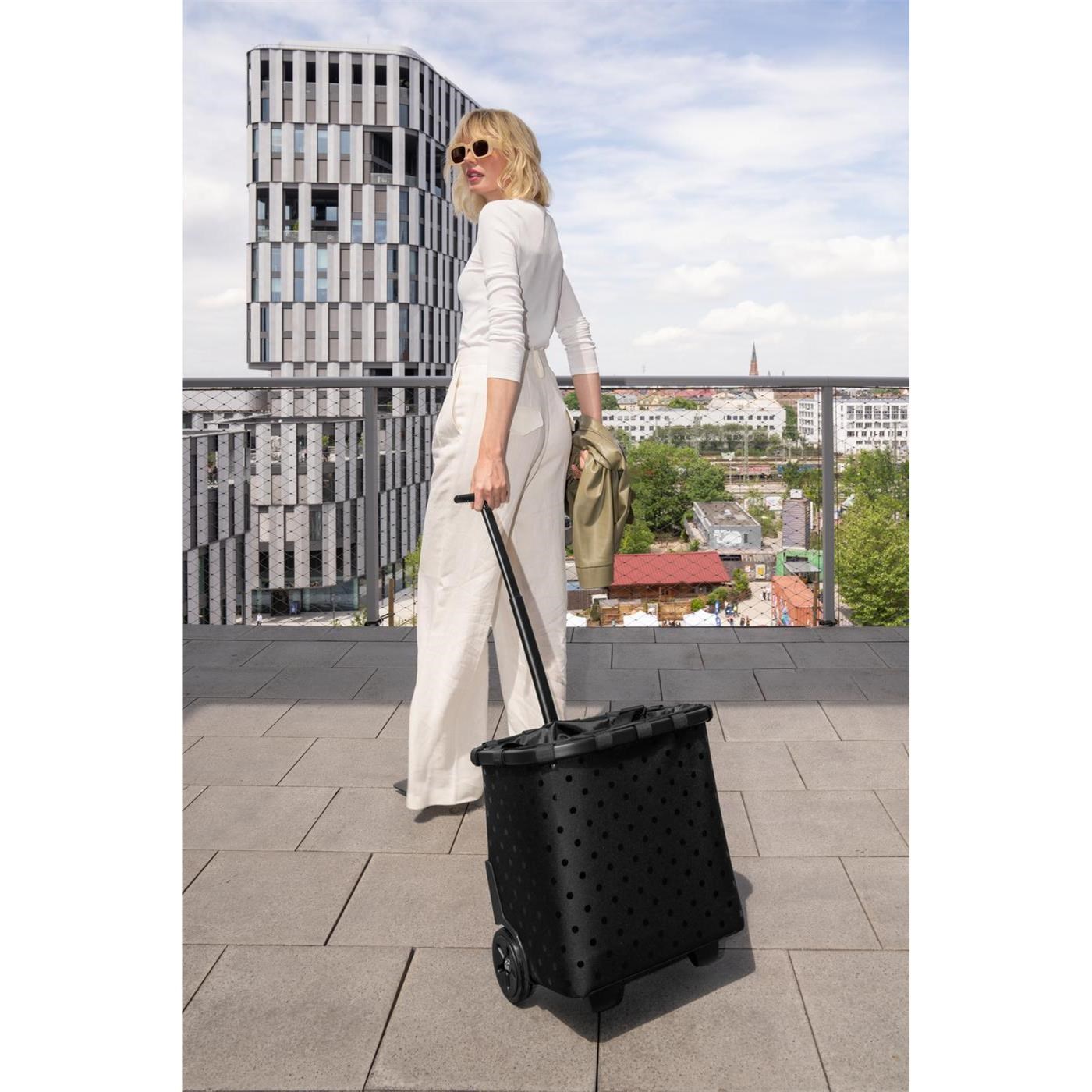 Taška na kolečkách Reisenthel Carrycruiser frame glossy dots black_1