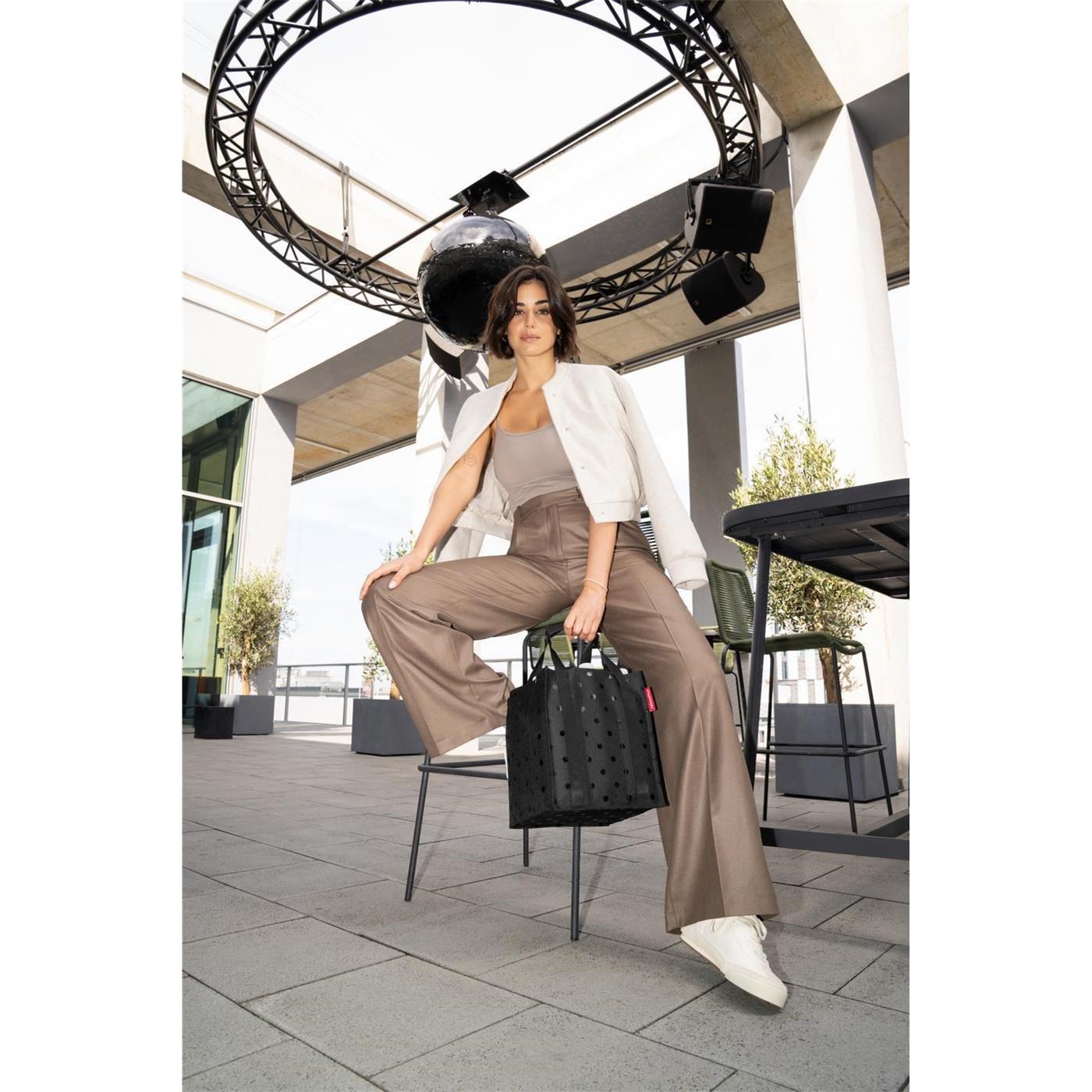 Taška na lahve Reisenthel Bottlebag glossy dots black_1