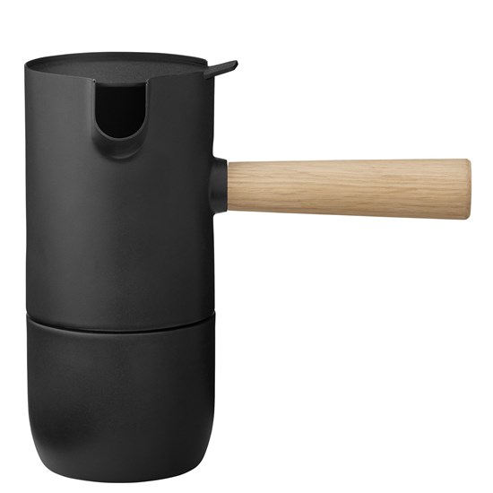 Moka kávovar Stelton COLLAR 250ml černý_1