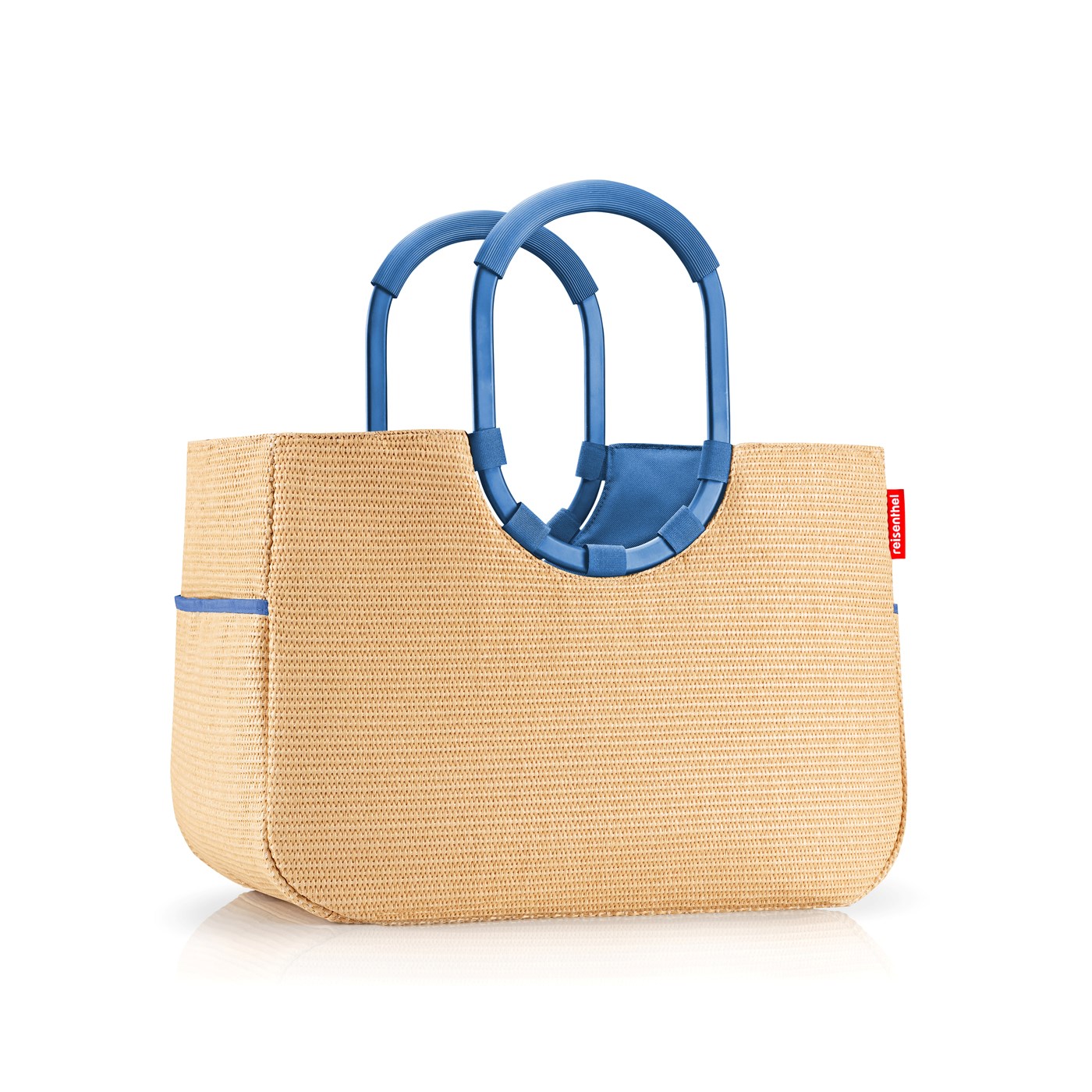 Módní taška Reisenthel Loopshopper L frame raffia blue_0