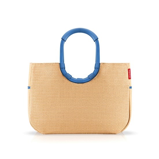 Módní taška Reisenthel Loopshopper L frame raffia blue_1