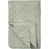 Prošívaná deka/přehoz Ib Laursen zeleno-bílá 180x130 cm_0