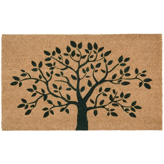 Rohožka černý strom Ib Laursen 75x45 cm_0