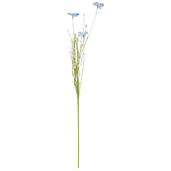 Umělá květina Ib Laursen D.75 cm modré a bílé tóny_0