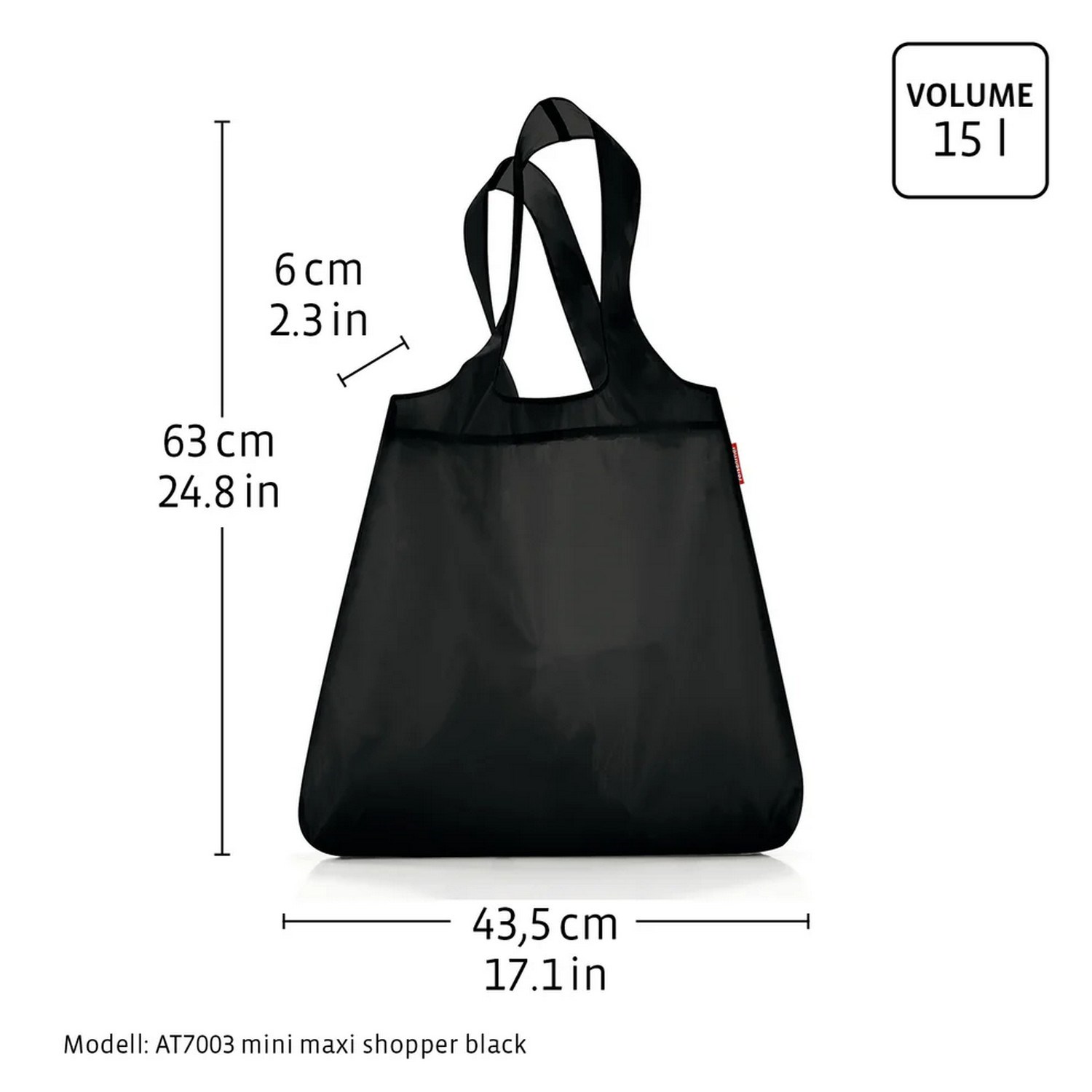 Skládací taška Reisenthel Mini Maxi Shopper leo nero_2