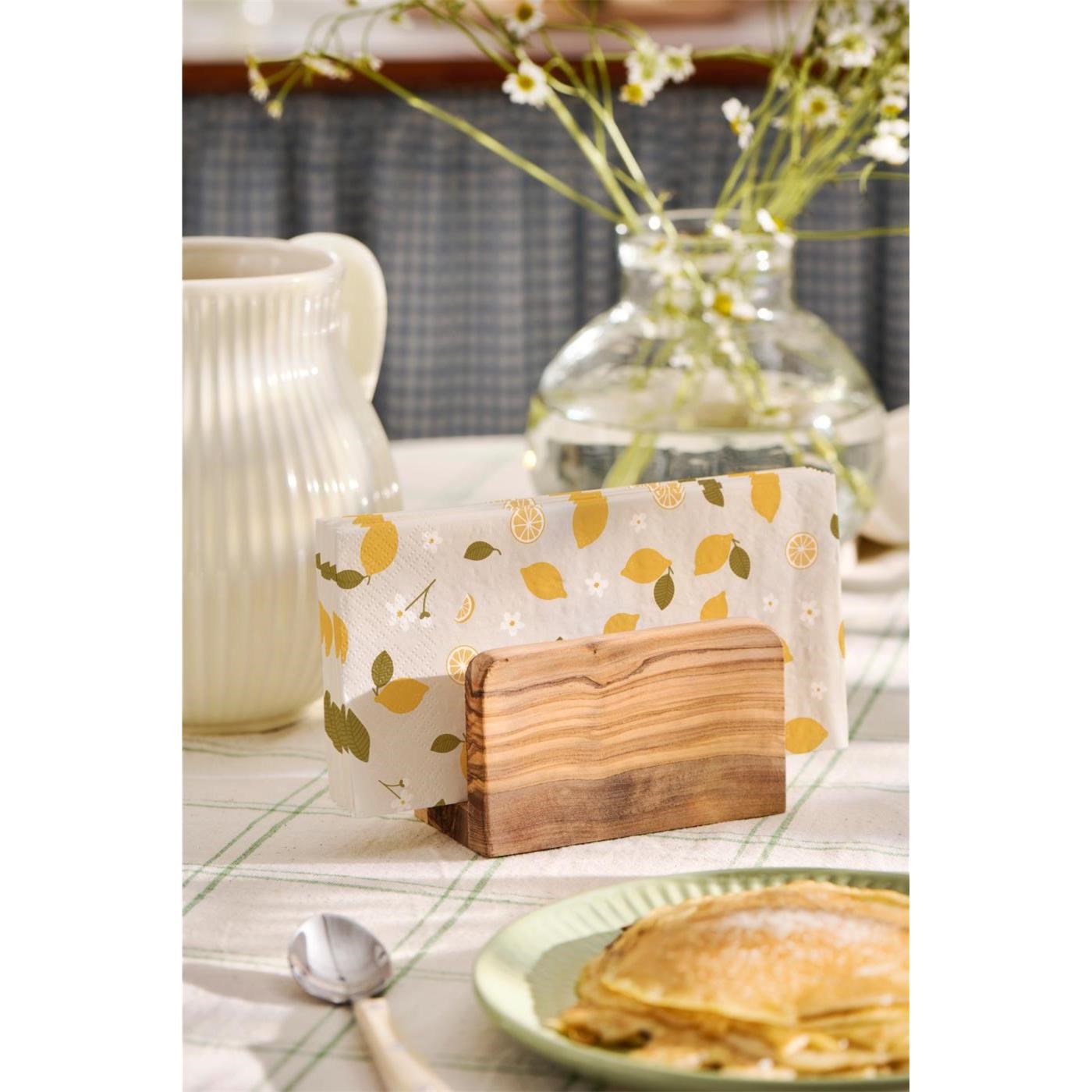 Držák na ubrousky Ib Laursen z olivového dřeva_0