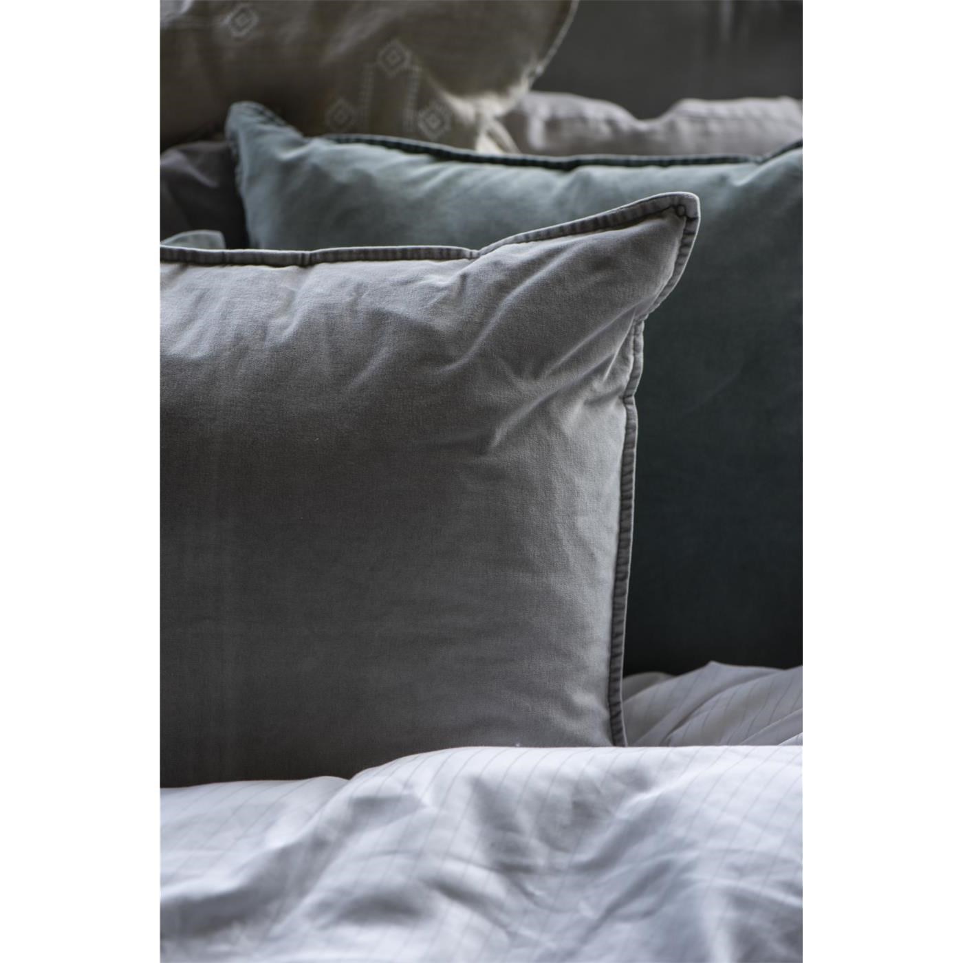 Povlak na polštář Ib Laursen velvet ash grey 50x50 cm_4